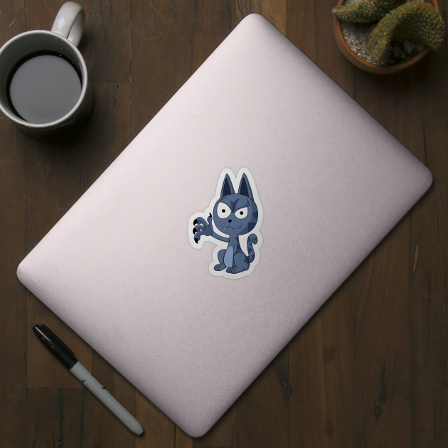 PSYCHO CAT by droidmonkey